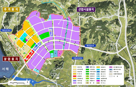 장항국가생태산업단지 토지이용계획도